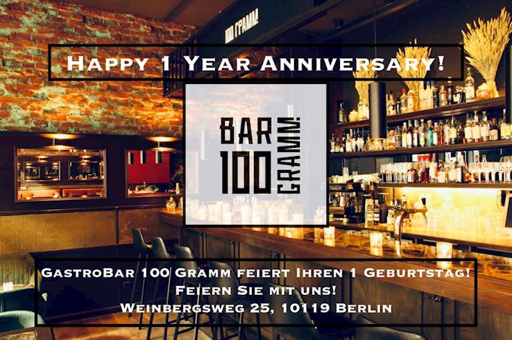 100 Gramm Berlin Eventflyer #1 vom 08.11.2019