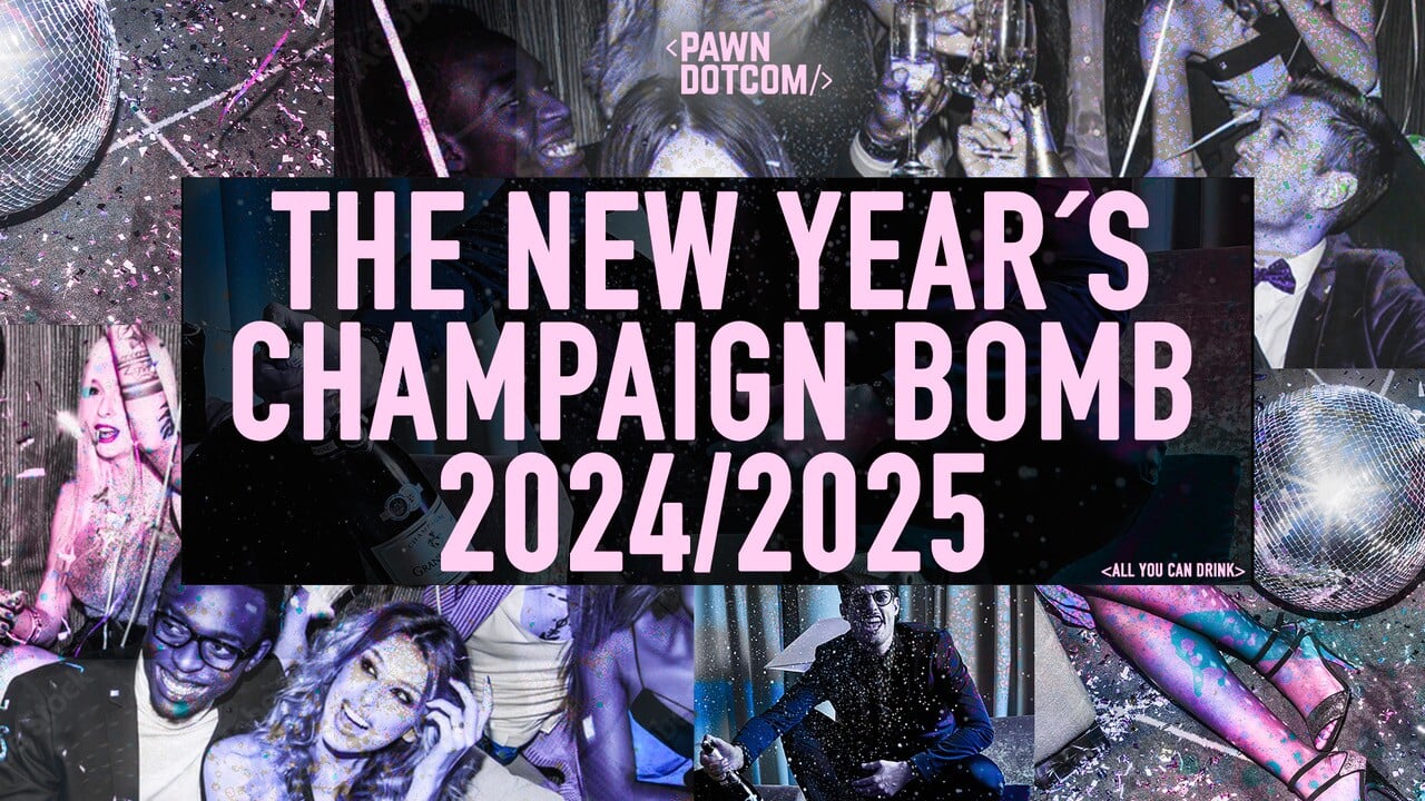 Pawn Dot Com Bar Berlin La bomba de champán de Año Nuevo 24/25