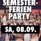 Haubentaucher Berlin Die Semesterferien Party der Berliner Unis Part III
