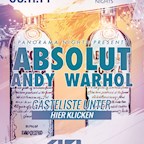 40seconds Berlin Panorama Nights presents: The Absolut Party by Andy Warhol !
