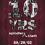 Spindler & Klatt Berlin 10 YRS Spindler & Klatt ⑩