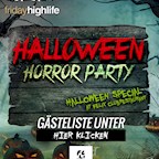Felix  Friday Highlife presents: Halloween Horror Night!