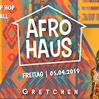 Gretchen Berlin Afro Haus Vol. 27 X Afrobeats X Hip Hop X Dancehall