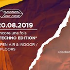 Suicide Club Berlin encore.une.fois - Techno Edition - Open Air + Indoor - 2 Floors