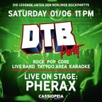 Cassiopeia Berlin ¡Fiesta DtB! Live Pherax, 3 pisos, área de tatuajes y karaoke