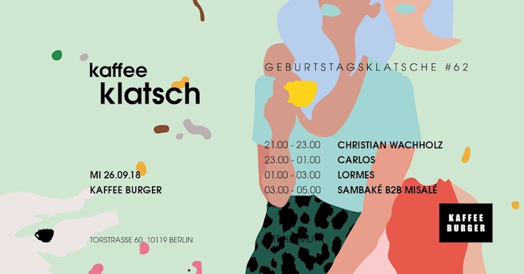 Kaffee Burger Berlin Eventflyer #1 vom 26.09.2018