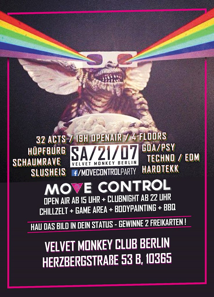 Velvet Monkeys Berlin Eventflyer #1 vom 21.07.2018