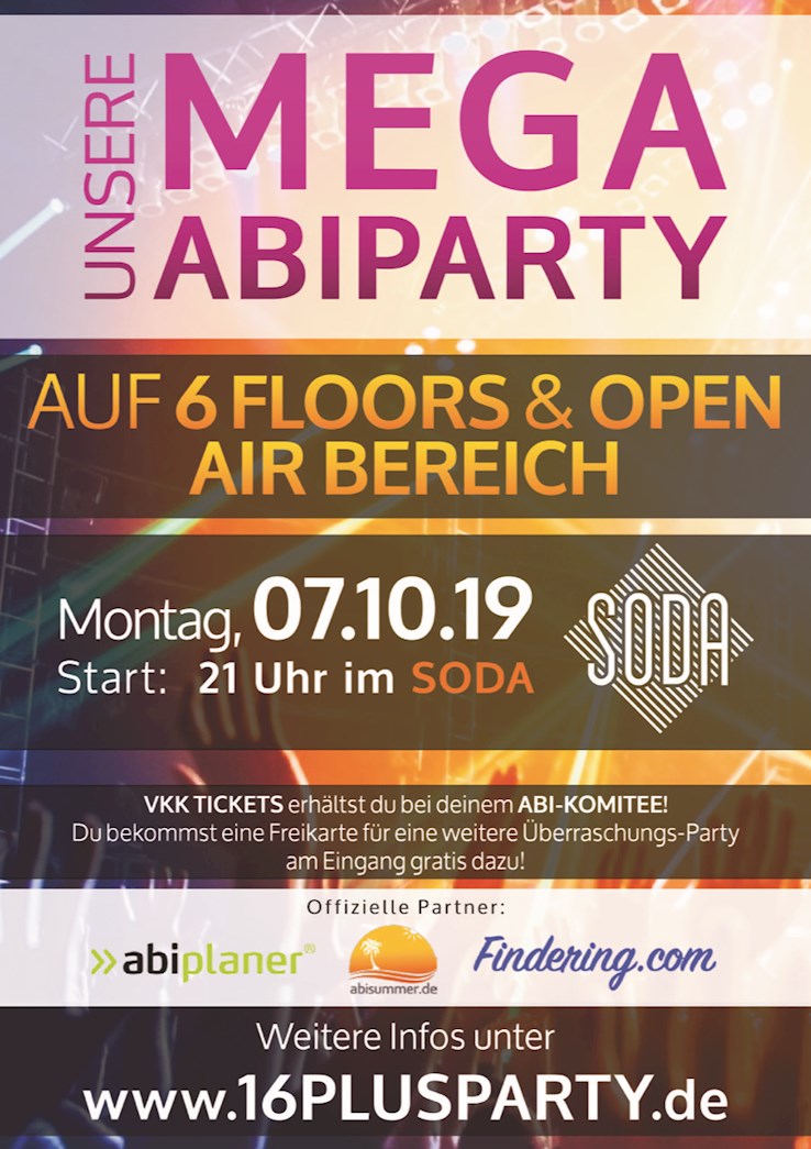 Soda Berlin Eventflyer #1 vom 07.10.2019