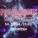 Cassiopeia Berlin Popalicious - A Magic Night of Glamour Pop, Modern Hip-Hop, Stage Karaoke