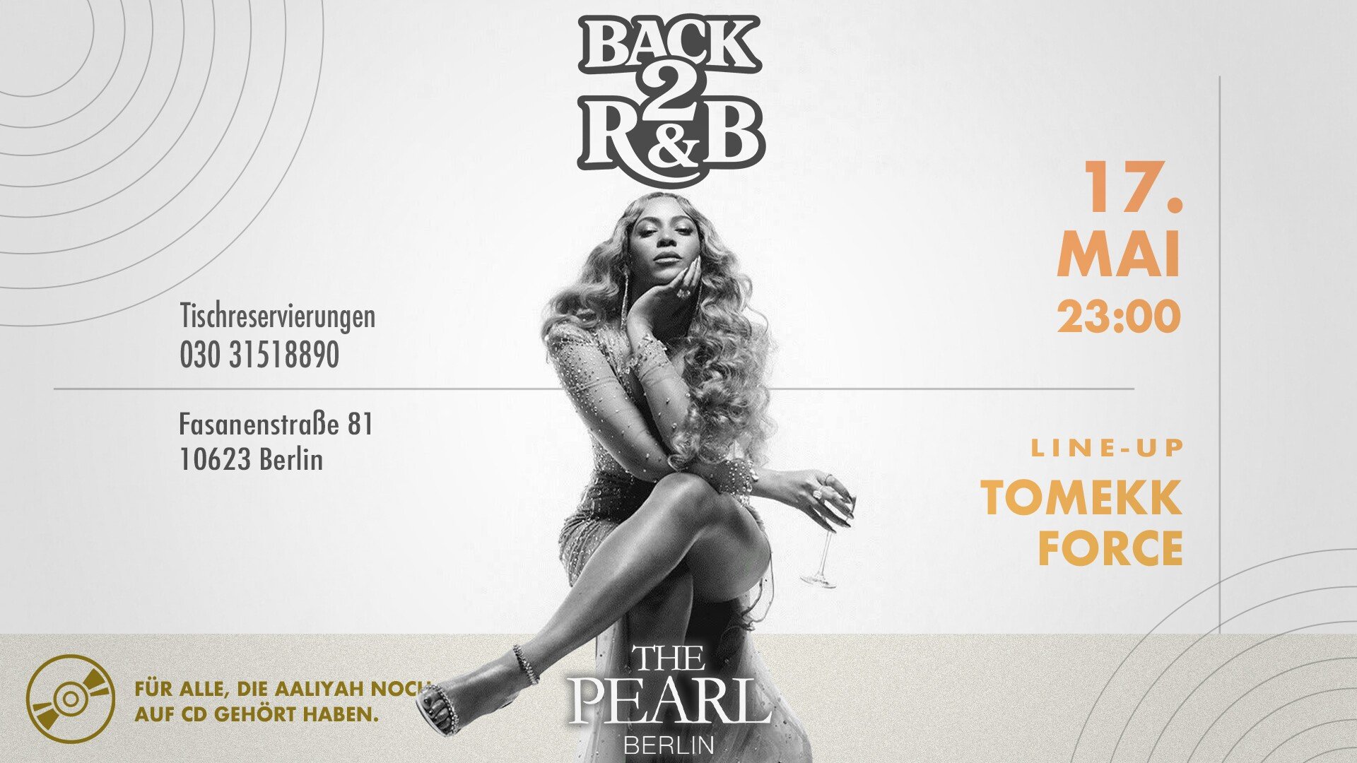 The Pearl 17.05.2025 The Pearl Berlin presents - Back To R&b!