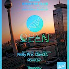 Club Weekend Berlin Oben: Opening Party w/ Pretty Pink & David K.