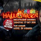 Grand  Halloween Party Berlin 2018 Pres. Nightmare Heroes At The Grand Hotel Of Horror