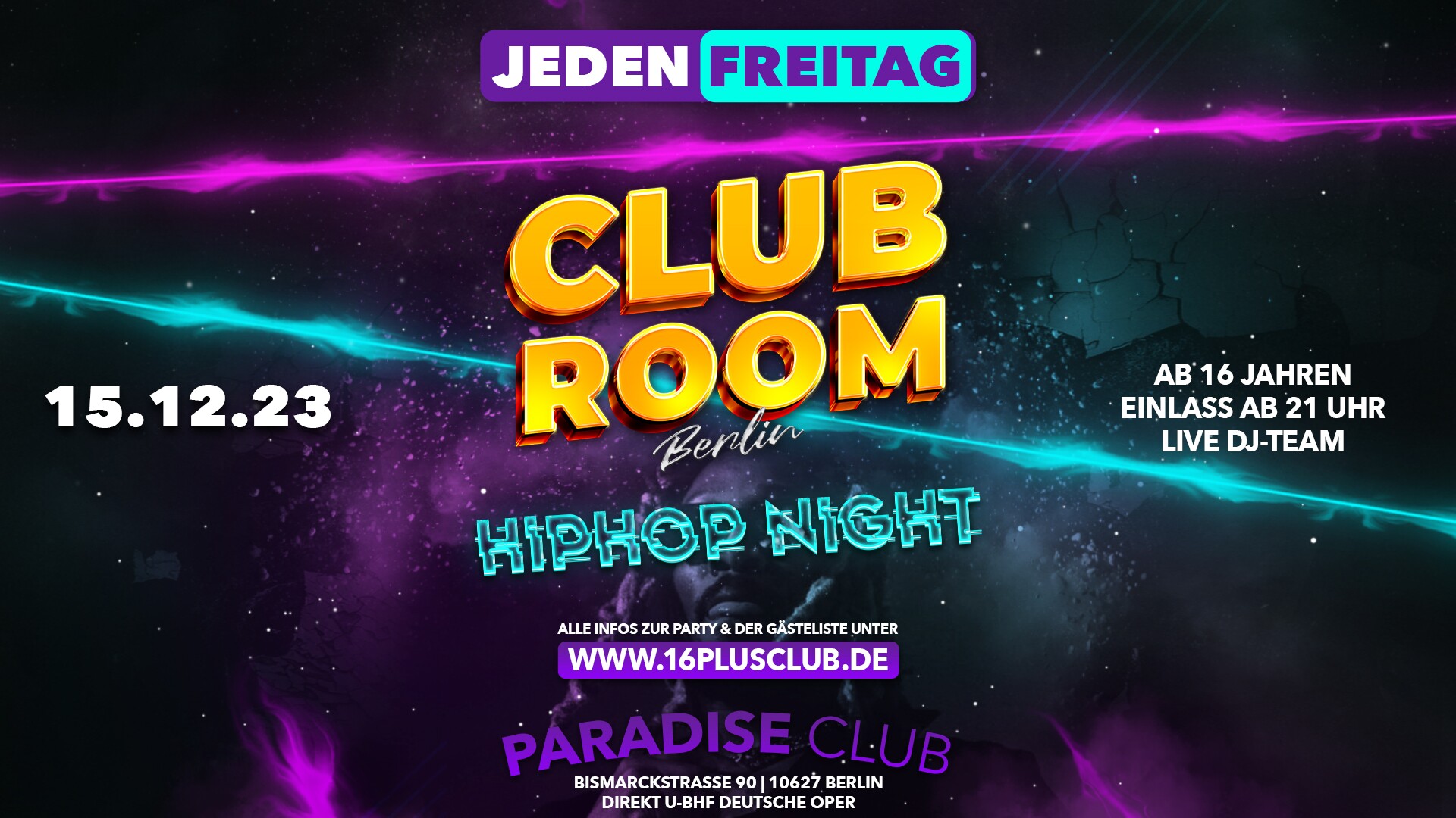 Paradise Club Berlin Eventflyer #1 vom 15.12.2023
