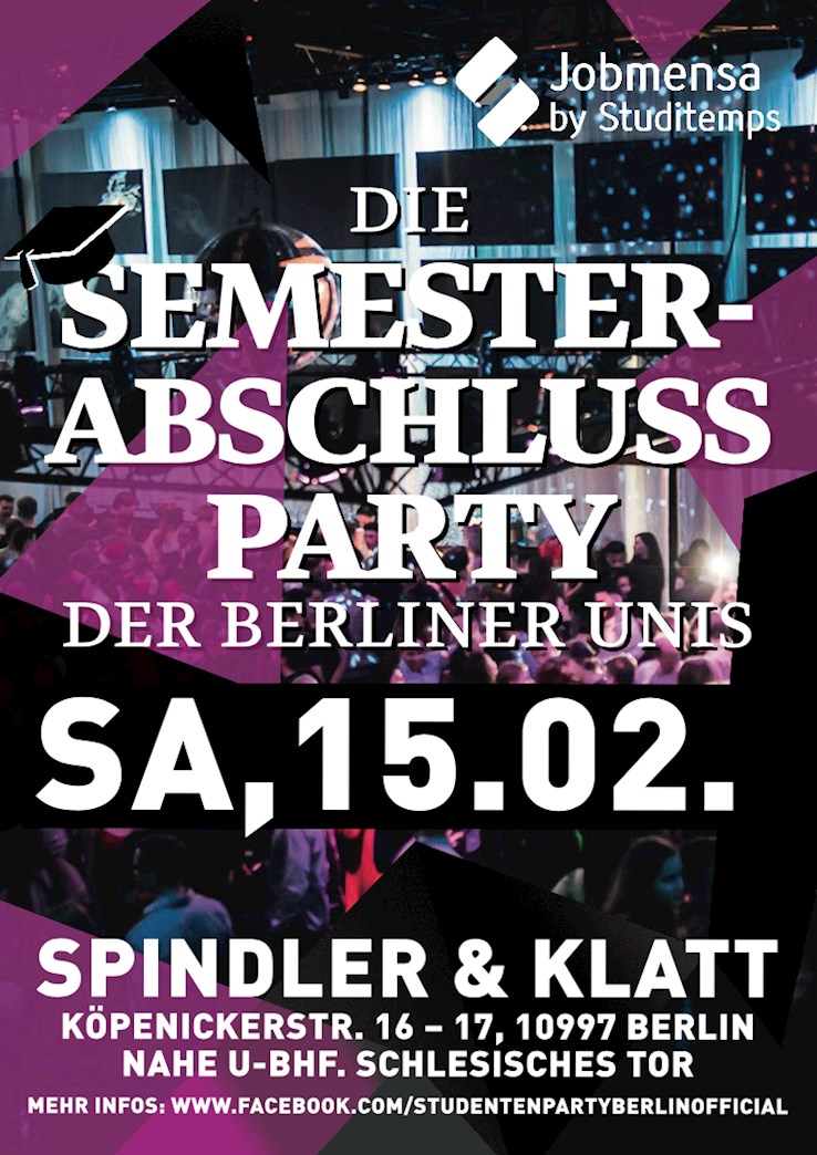 Spindler & Klatt Berlin Eventflyer #1 vom 15.02.2020
