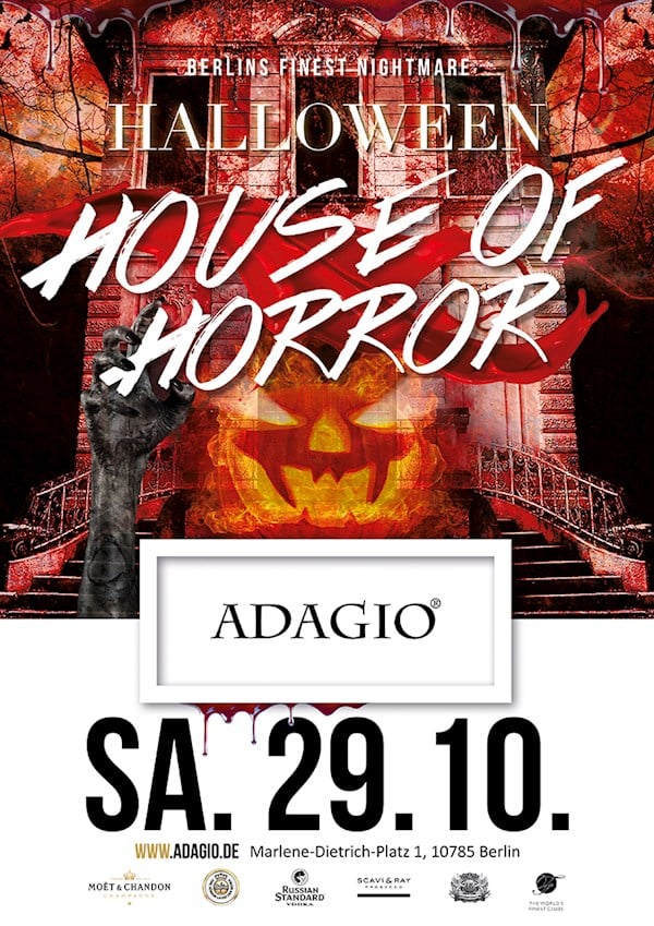 Adagio Berlin Halloween "House of Horror"