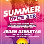 Metaxa Bay Berlin Open Air Tuesday: Das Studenten Sommer Open Air