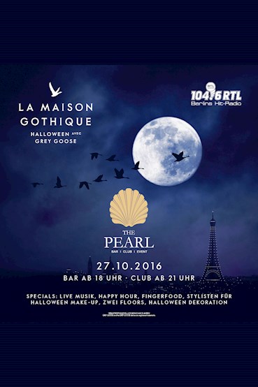 The Pearl Berlin Eventflyer #1 vom 27.10.2016