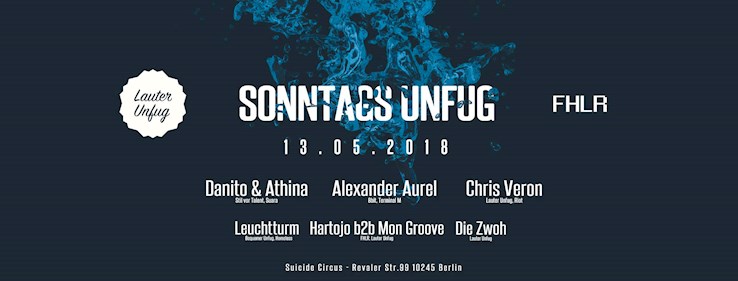 Suicide Club Berlin Eventflyer #1 vom 13.05.2018