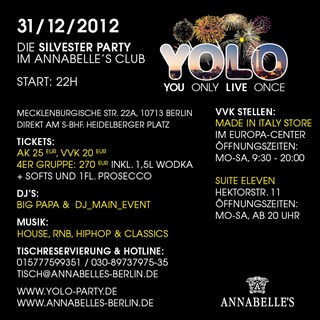 Annabelle's Berlin Eventflyer #2 vom 31.12.2012