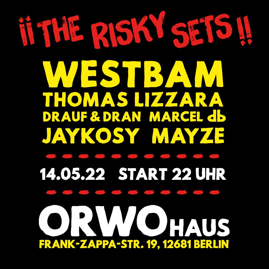 ORWOhaus Berlin Eventflyer #1 vom 14.05.2022
