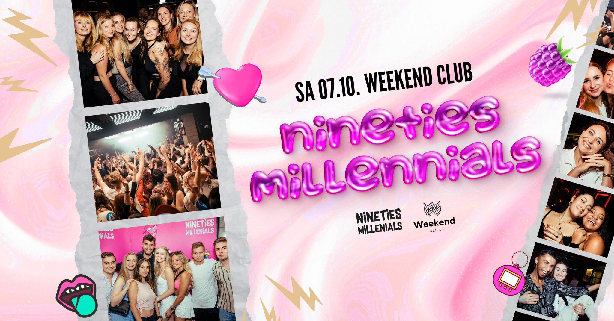 Club Weekend 07.10.2023 90s Kids meets Millennial Hits