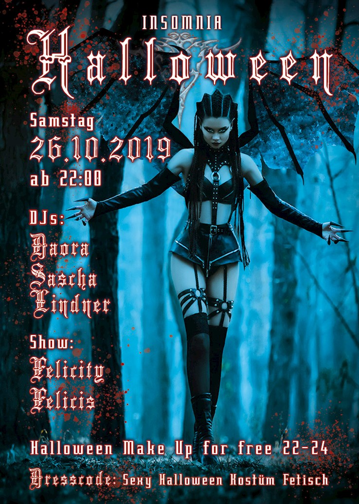 Insomnia Erotic Nightclub Berlin Eventflyer #1 vom 26.10.2019