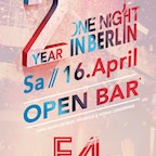E4 Berlin One Night in Berlin / The 2nd Birthday Bash / Open Bar