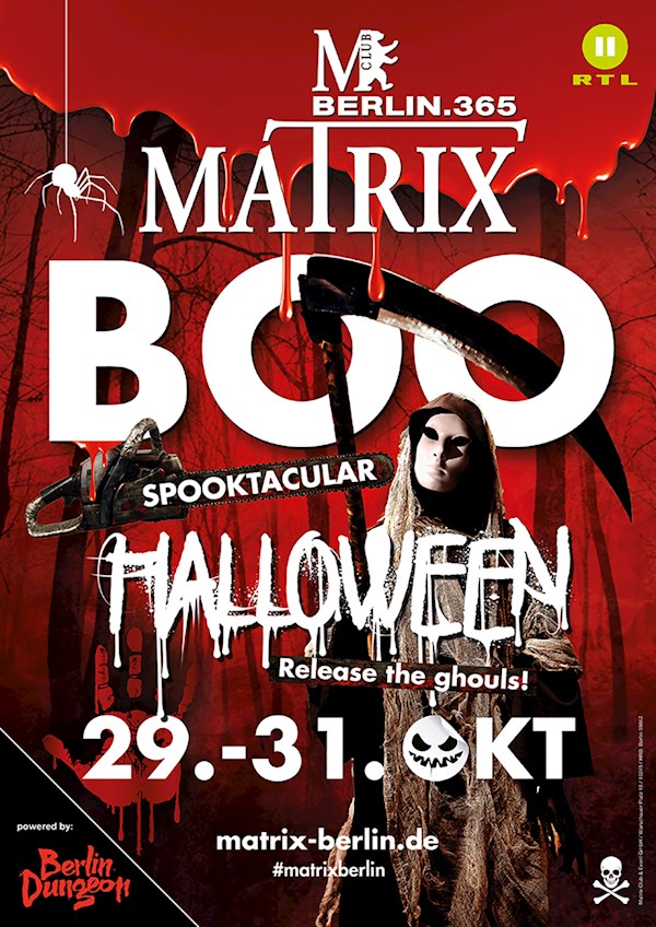 Matrix Berlin Boo! Halloween Festival powered by Dungeon Berlin