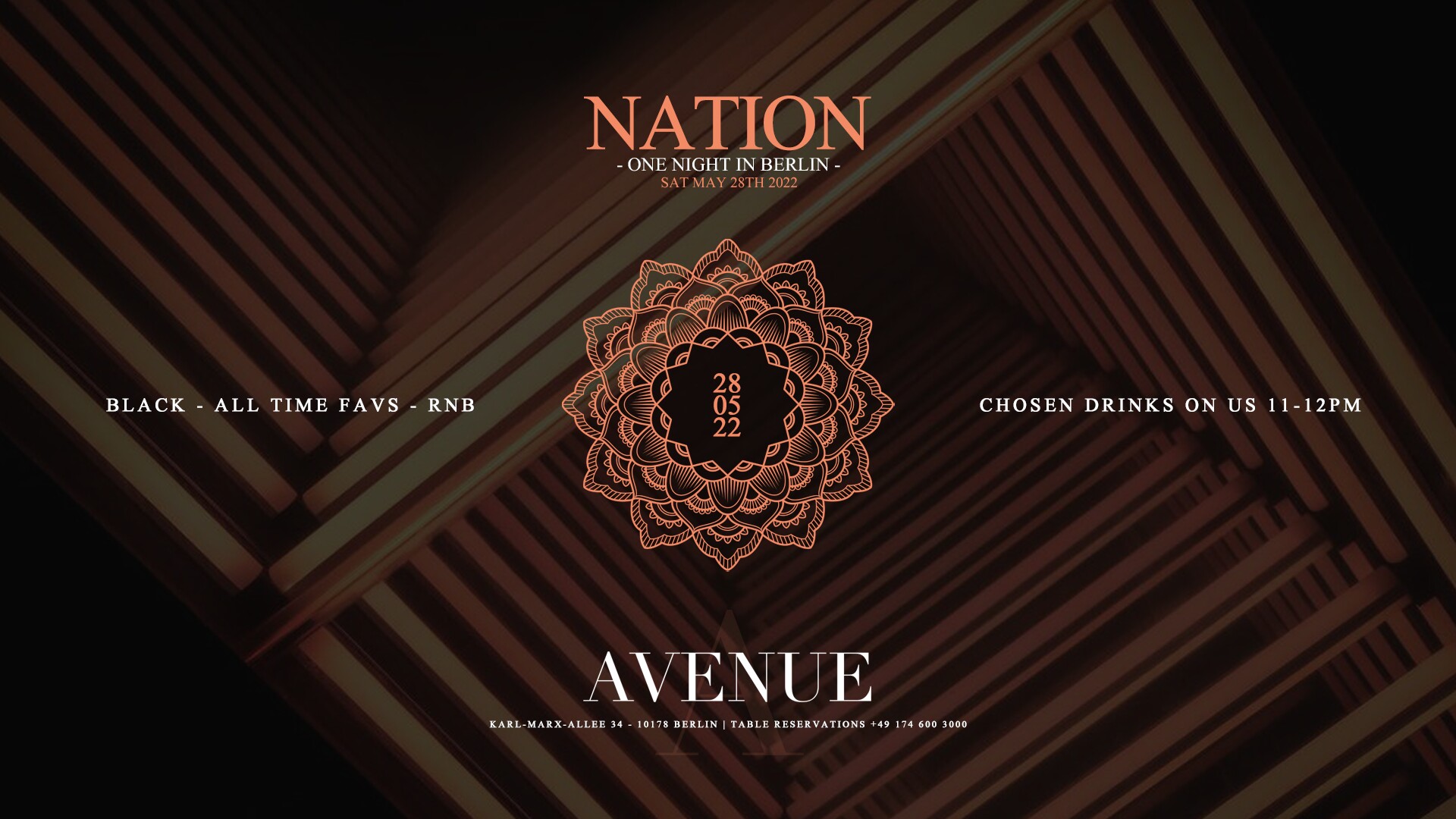 Avenue 28.05.2022 Nation – One Night in Berlin