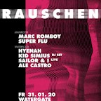 Watergate Berlin Rauschen with Marc Romboy, Super Flu, Hyenah, Sailor & I, Kid Simius, Ale Castro