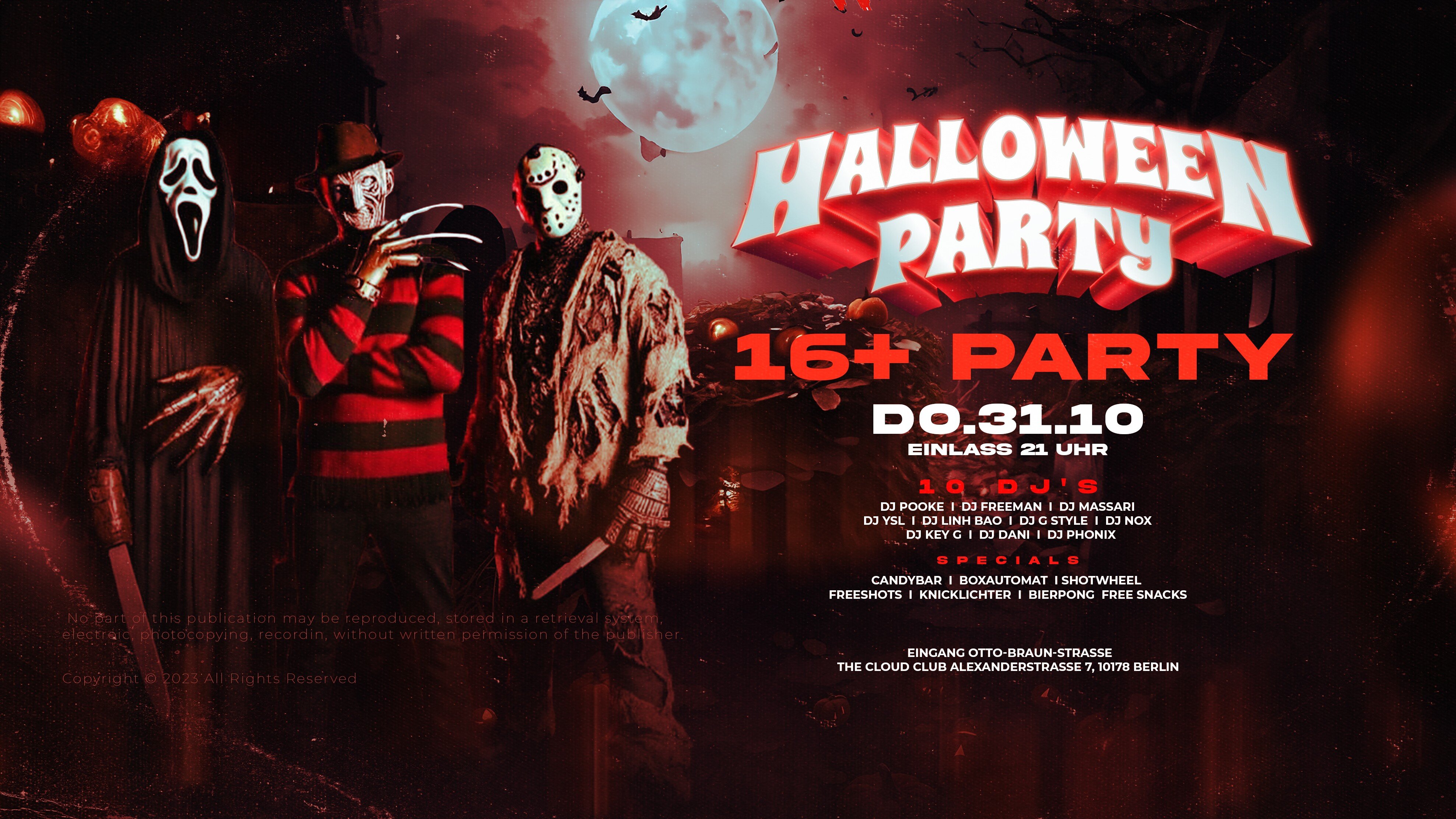 The Balcony Club Berlin Halloween Festival 16+