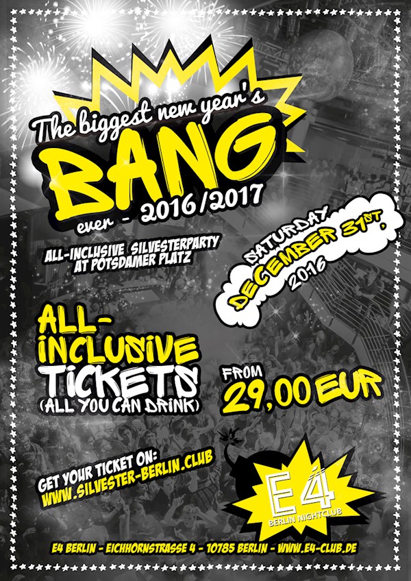 E4 Berlin The Biggest New Year's Bang Ever 16/17