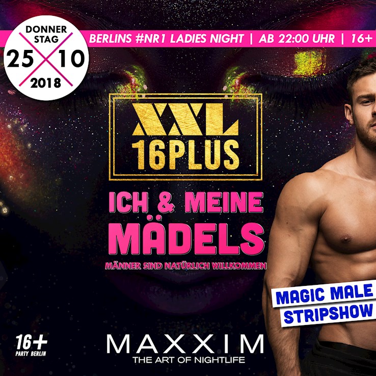 Maxxim Berlin Eventflyer #1 vom 25.10.2018