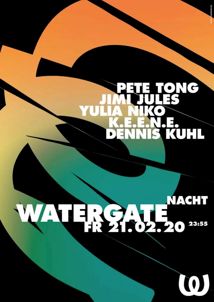 Watergate Berlin Eventflyer #1 vom 21.02.2020