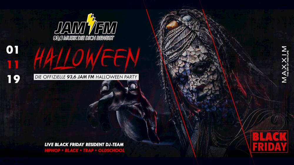 Maxxim Berlin Die offizielle JAM FM Halloween Nacht