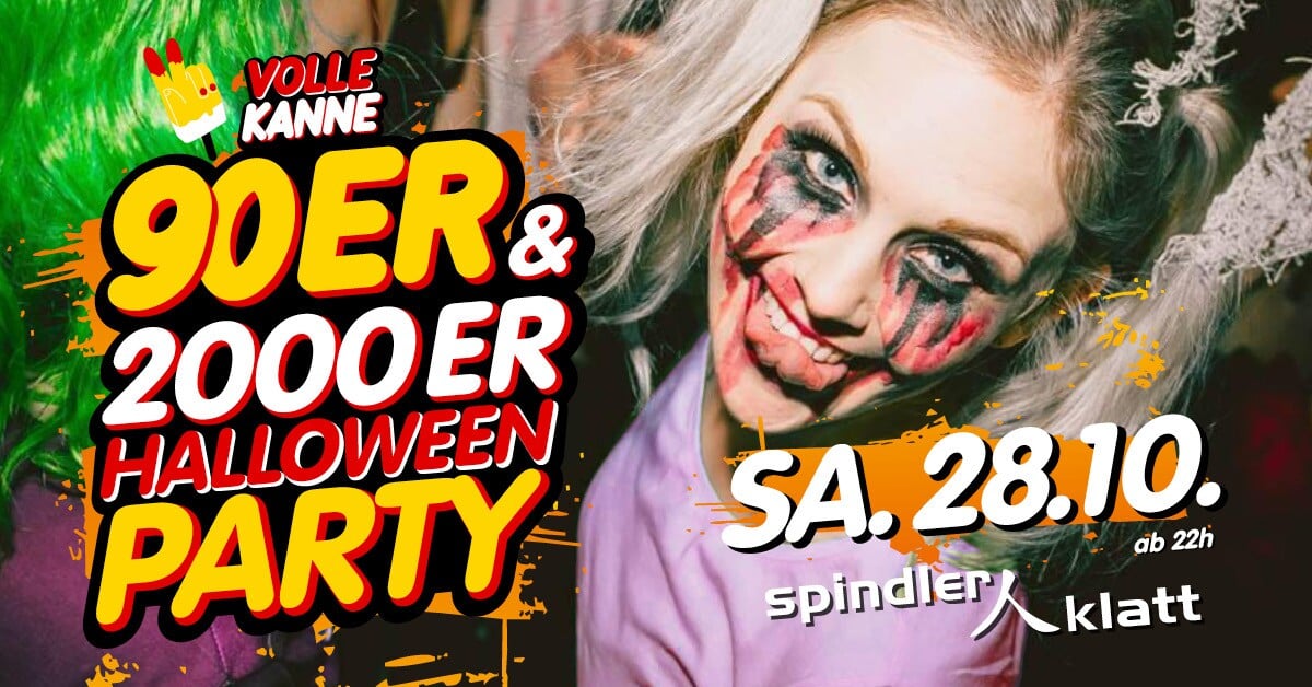 Spindler & Klatt Berlin Full Pot 90s & 2000s - Halloween Party