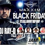 Maxxim Berlin Black Friday  - JAM FM & S.u.b  Presents  - It's All About Hip-hop