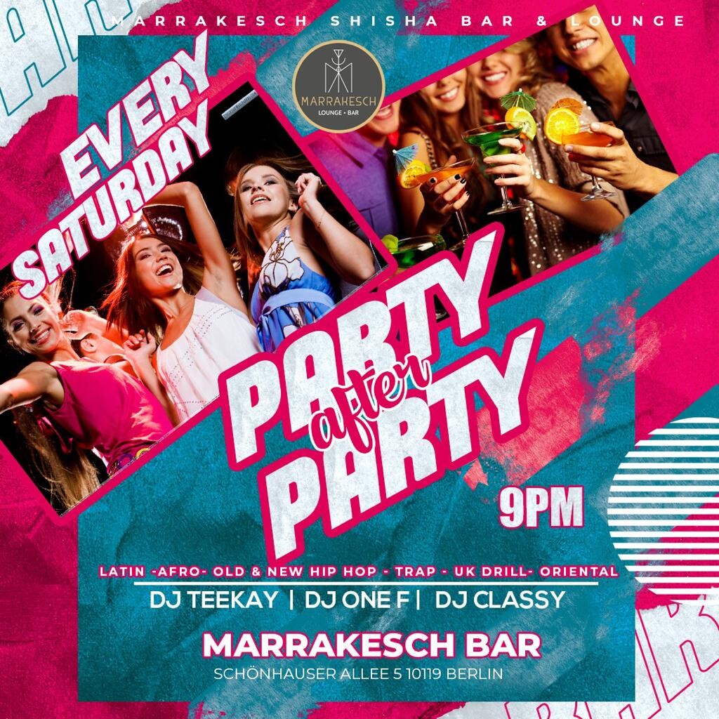 Marrakesch Lounge & Bar Berlin Eventflyer #1 vom 09.07.2022