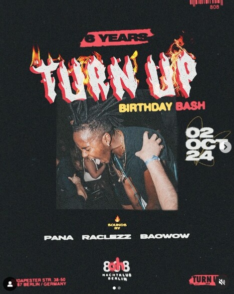 808 02.10.2024 Turn Up - 6 Years Official Bday Bash