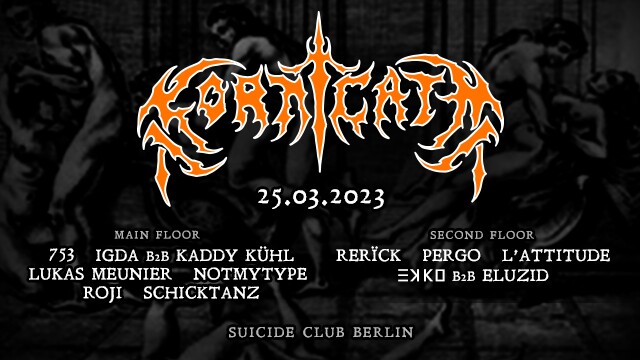 Suicide Club Berlin Eventflyer #1 vom 25.03.2023