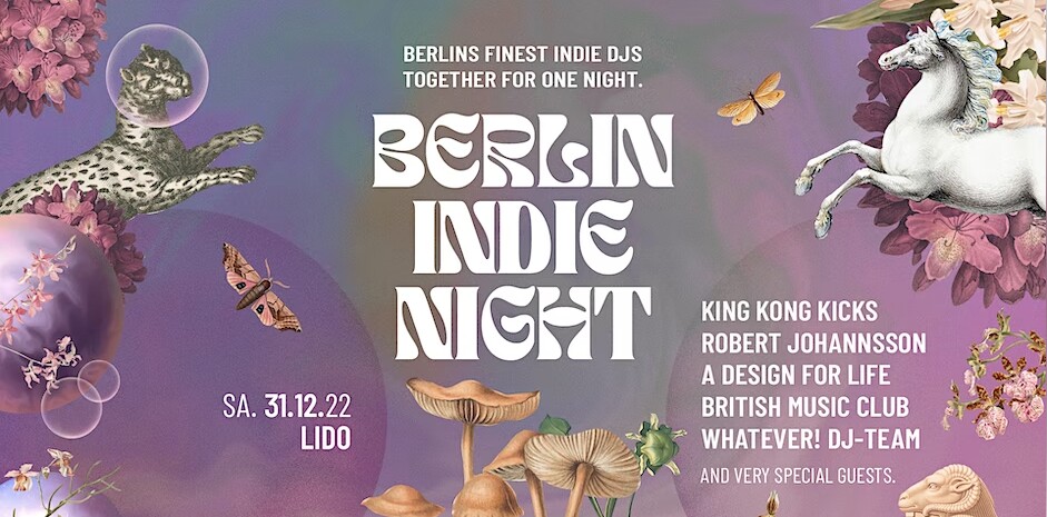 Lido Berlin Eventflyer #1 vom 31.12.2022