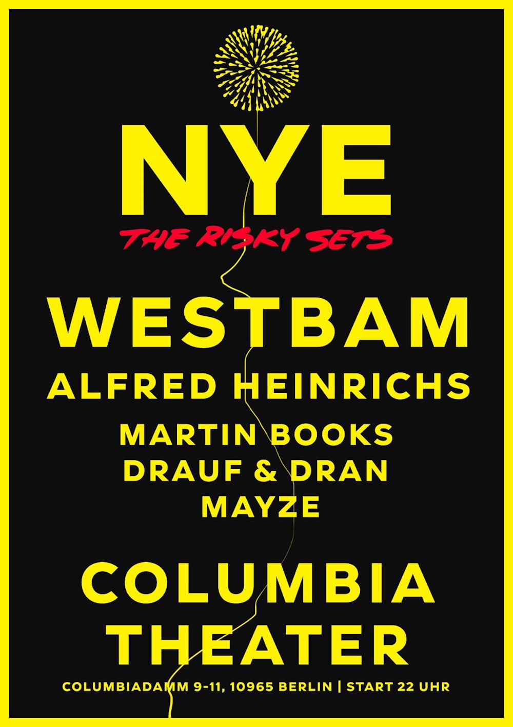 Columbia Theater Berlin NYE - the risky sets