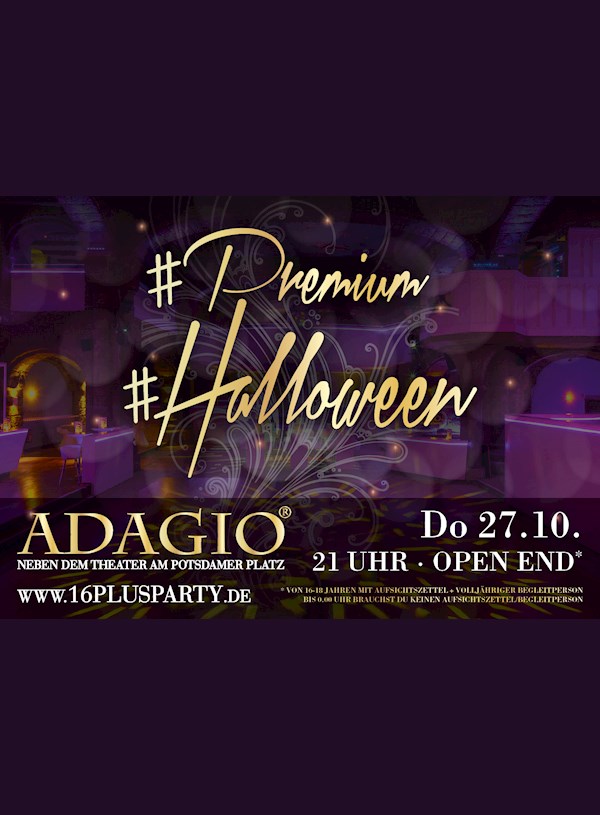 Adagio Berlin Premium Halloween Night im Adagio - 16+ Event