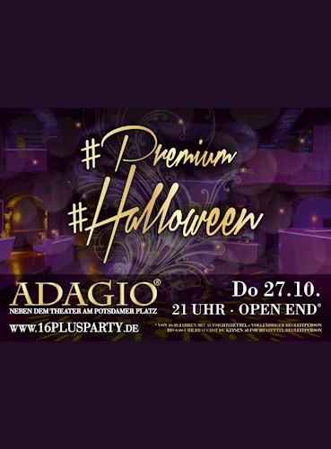 Adagio Berlin Eventflyer #1 vom 27.10.2016
