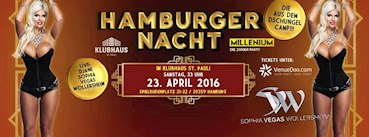 Klubhaus St. Pauli Hamburg Eventflyer #1 vom 23.04.2016