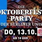 Almhütte an der Spinnerbrücke Berlin Die Oktoberfest Party der Berliner Unis