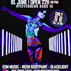 Pfefferberg Haus 13 Berlin EDM BodyPaint Rave | Glow Paint Party Juni`2017