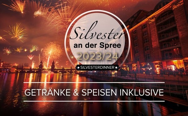 Spreespeicher Berlin Silvester an der Spree - All-Inclusive Silvesterdinner mit Party