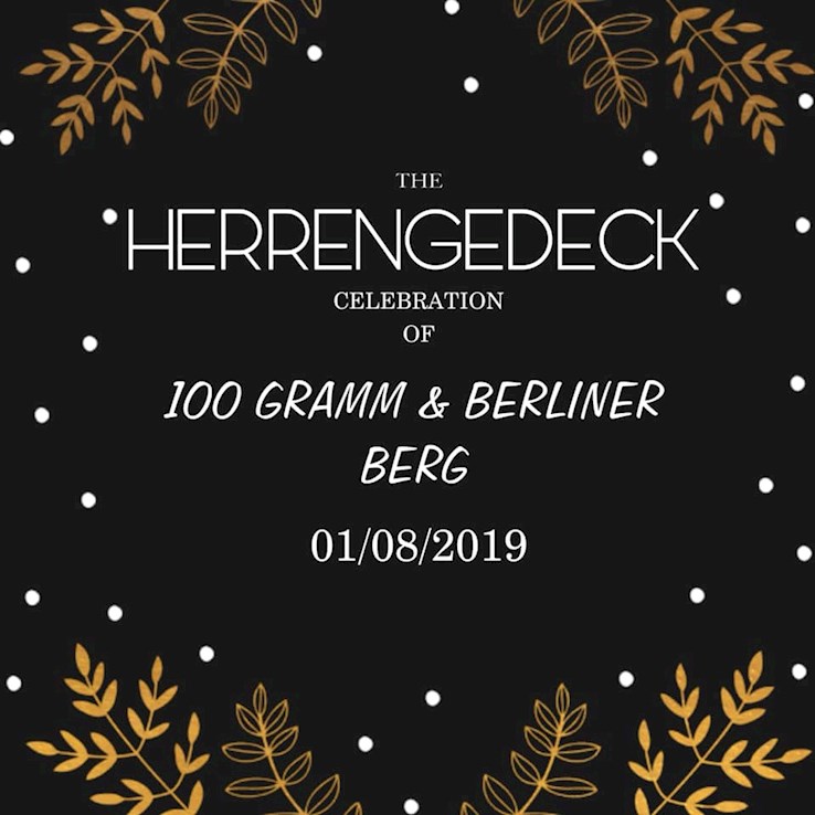 100 Gramm Berlin Eventflyer #1 vom 01.08.2019