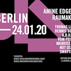 Ritter Butzke Berlin Toolroom Berlin - Opening 2020 w/ Amine Edge & Dance, Thomas Lizzara, A.D.H.S.